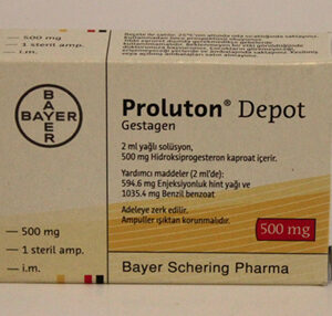 PROLUTON DEPOT 500 MG 1×2 ML. AMP.